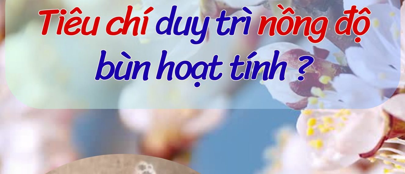Duy trì nồng độ bùn hoạt tính